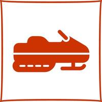 Snowmobile Vector Icon