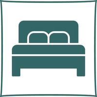 Double Bed II Vector Icon