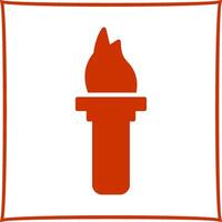 Torch Vector Icon