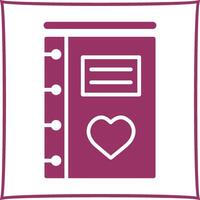 Diary Vector Icon