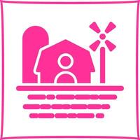 Farm House Vector Icon