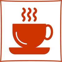 icono de vector de taza de café