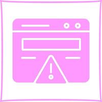 Web Error Vector Icon