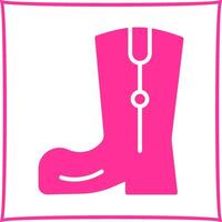 Cowboy Boot Vector Icon