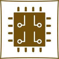 icono de vector de chip