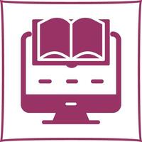 Digital Learning Vector Icon