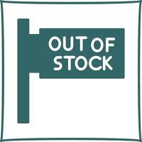 Out of Stock Vector Icon