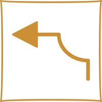 Arrow Pointing Left Vector Icon