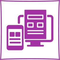 Adaptive Layout Vector Icon