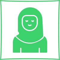 Islamic Woman Vector Icon