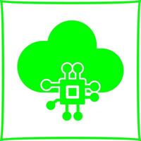 Cloud Computing Vector Icon