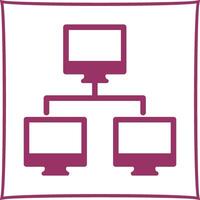 icono de vector de intranet