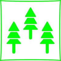 icono de vector de bosque