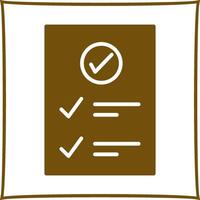 Check Up List Vector Icon