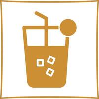 Cold Drink Vector Icon