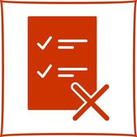 Fake List Vector Icon