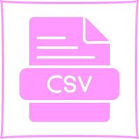 CSV Vector Icon