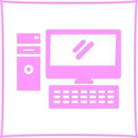 Computer Vector Icon