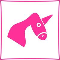 icono de vector de unicornio