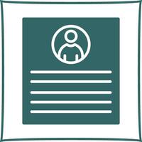 Client Profile Vector Icon