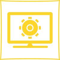 Computer Settings Vector Icon