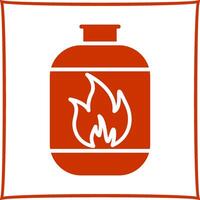 Gas Cylinder Vector Icon