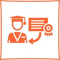 Receiving Degree Vector Icon