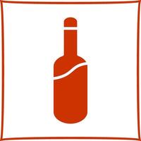 Champagne Bottle Vector Icon