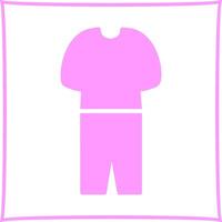 Pyjamas Suit Vector Icon