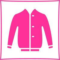 icono de vector de chaqueta elegante