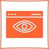 Web Visibility Vector Icon