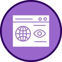 Web Visibility Vector Icon