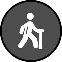 Walking Stick Vector Icon