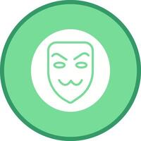 icono de vector de máscara de hacker