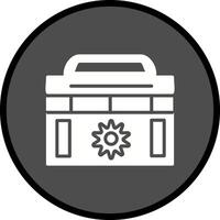 icono de vector de caja de herramientas