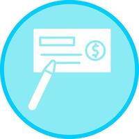 Write Cheque Vector Icon