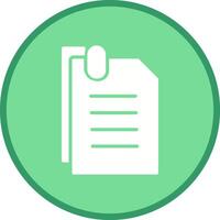 Attached Documents Vector Icon