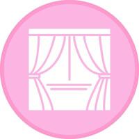 Curtains Vector Icon