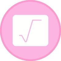 Square Root Vector Icon