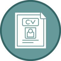 CV Vector Icon