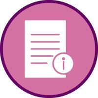 Information Document Vector Icon