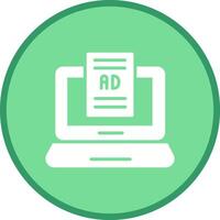 Internet Ads Vector Icon