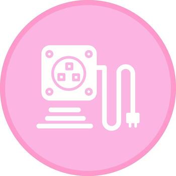 icono de vector de enchufe