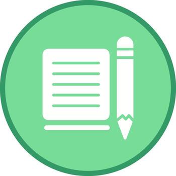 nota, vector, icono vector