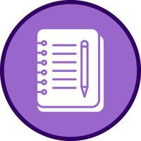 Notebook And Pen Vector Icon