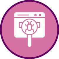 Web Bug Vector Icon