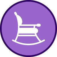 icono de vector de silla cómoda