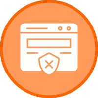 Unprotected Website Vector Icon