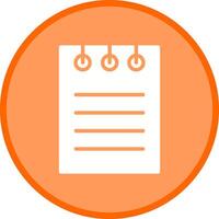 Notepad Vector Icon