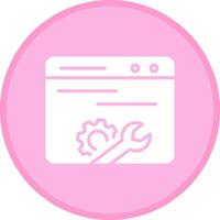 Web Maintenance Vector Icon